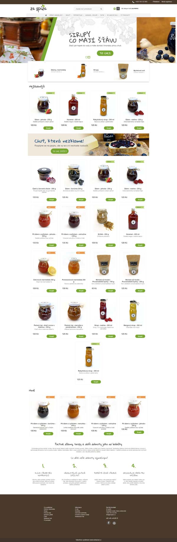 E-shop Ze spíže
