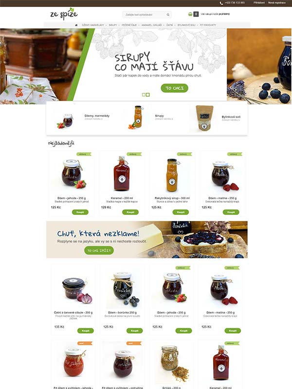 E-shop Ze spíže